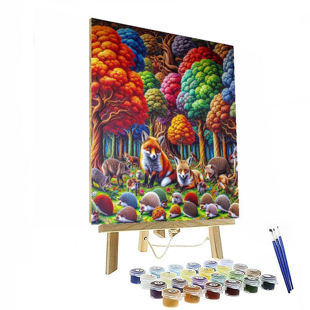 Adventure In Storybook Woods Numbered Painting Kits