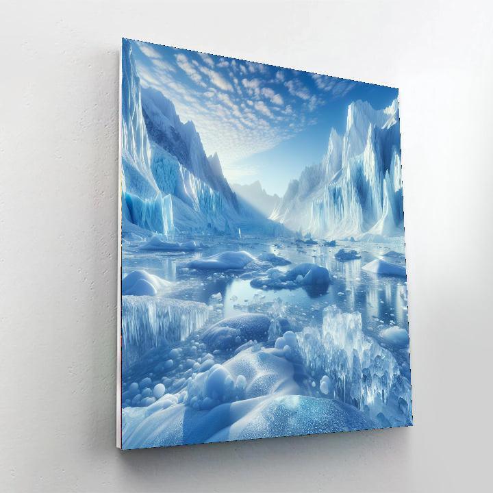 Majestic Glaciers Numbered Painting Kits