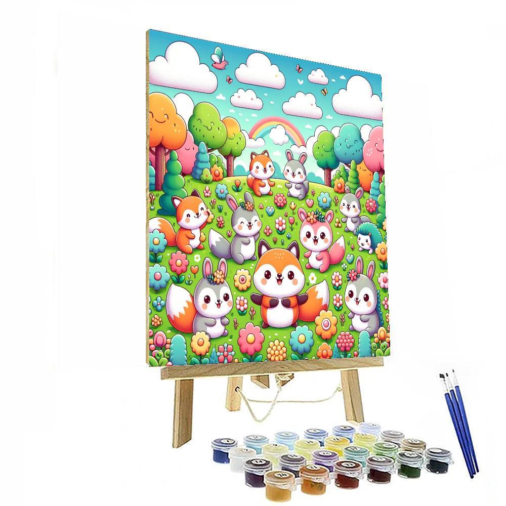 Colorful Critter Crew Paint By Color