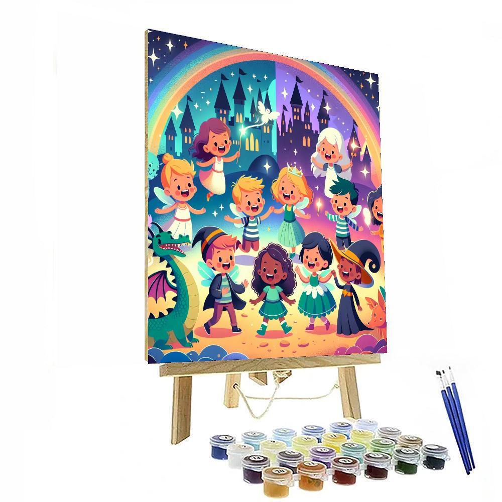 Fantasy World Explorers Number Painting