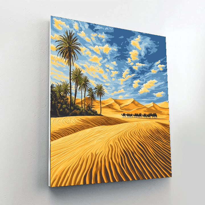 The Sahara Desert Paint By Numbers Art