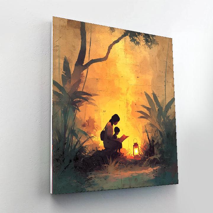 Eternal Light Of A Mother's Love Numbered Painting Kits