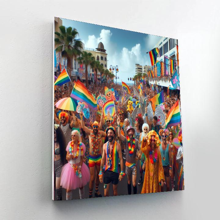 Brighton Pride - United Kingdom Number Painting