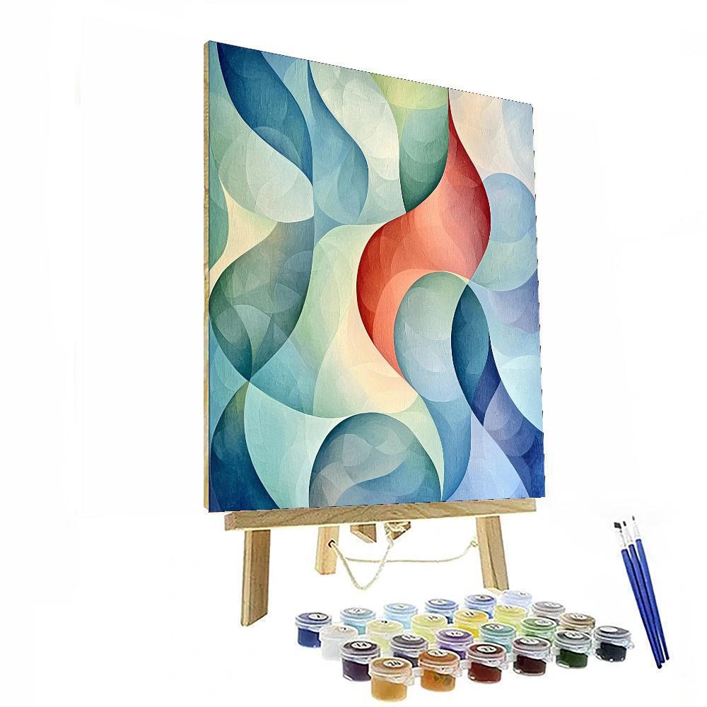 Paul Klee Inspired Echoes Of Harmony  Painting Number Kit