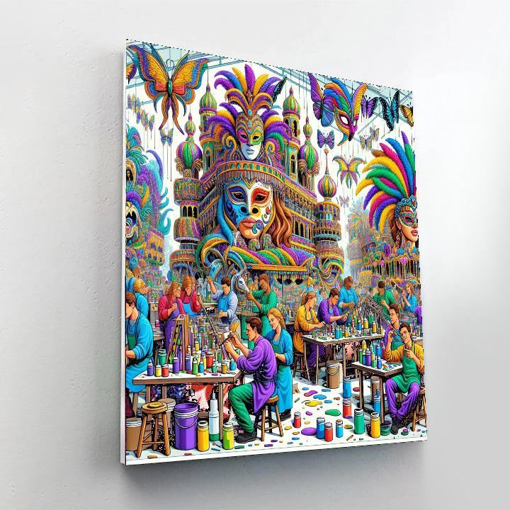 Mardi Gras World - Usa Numbered Painting Kits