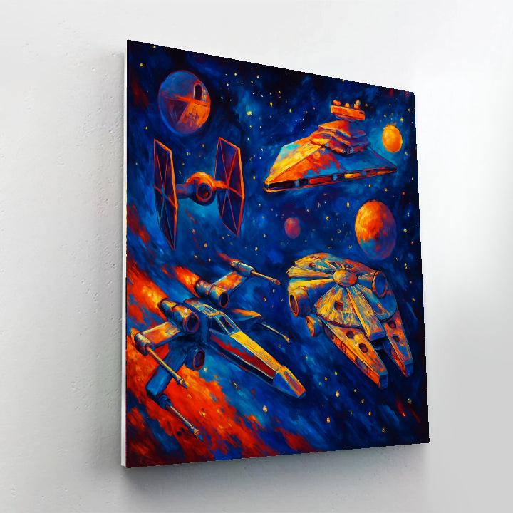 Enchanted Star Wars Galaxy Paint By Numbers Kits