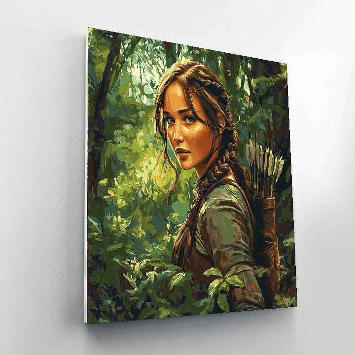 Jennifer Lawrence: From The Hunger Games To Cinematic Grace Painting Number Kit
