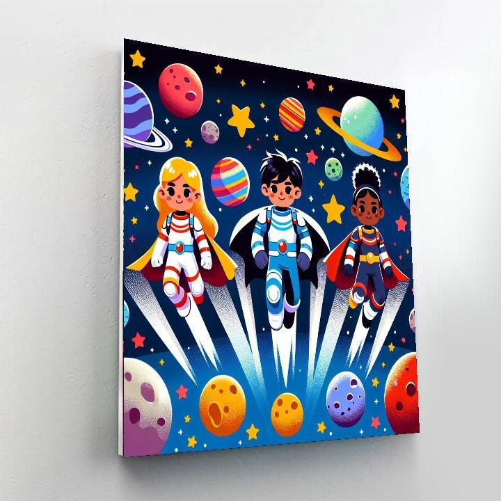 Galactic Guardians Mission Painting By Numbers Kit