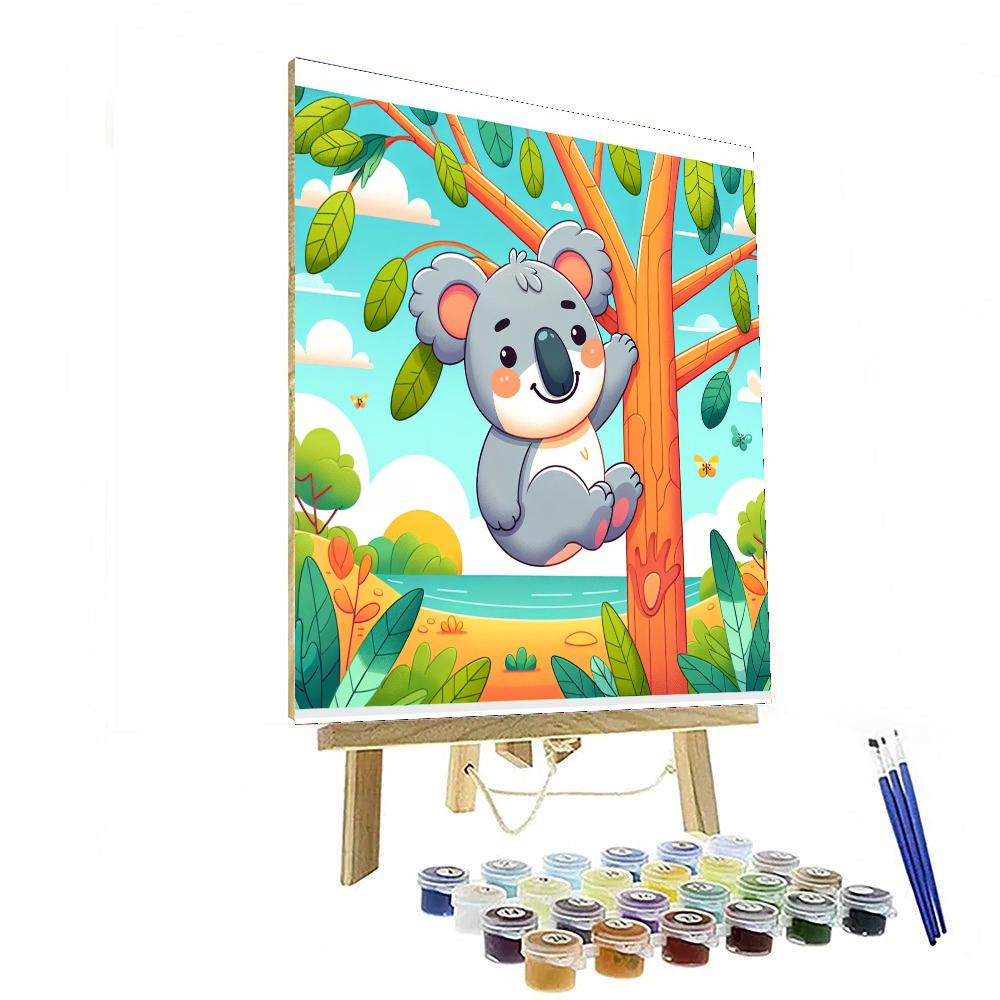 Cuddly Koala Bear Numbered Painting Kits