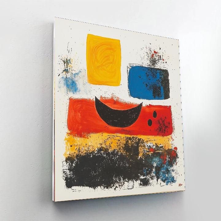 Joan Miró Inspired The Journey Within  Painting Number Kit
