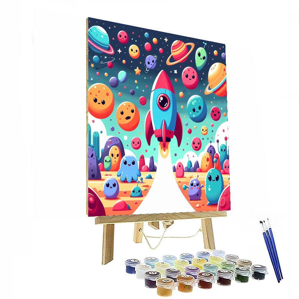 Space Travel Expedition Paint By Numbers Kits