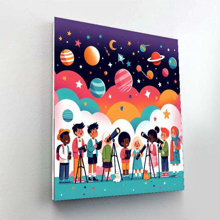 Starlit Journey Paint By Numbers