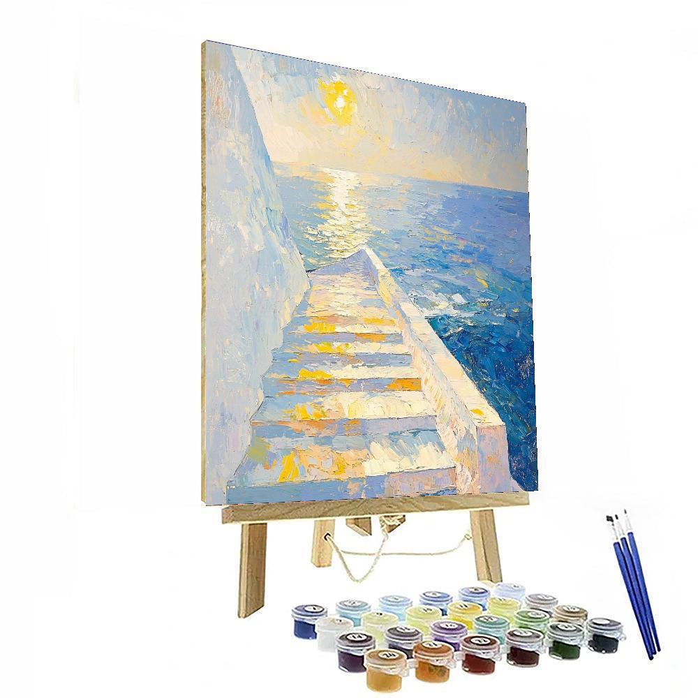 Paul Cézanne Inspired Transcendent Light  Paint By Numbers Kits