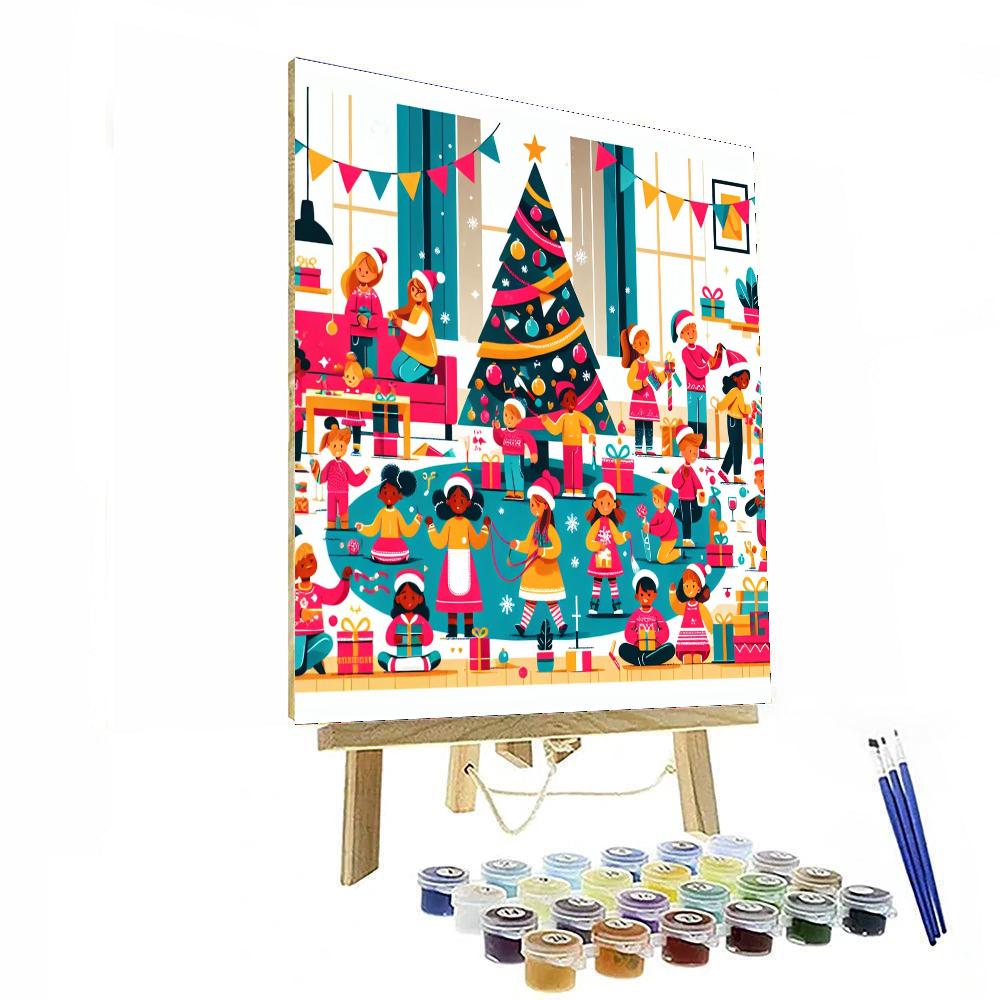 Happy Holiday Moments Paint By Numbers Kits