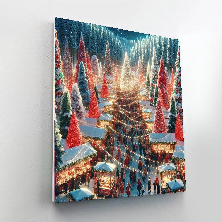 Merry Winter Festivities Paint By Number