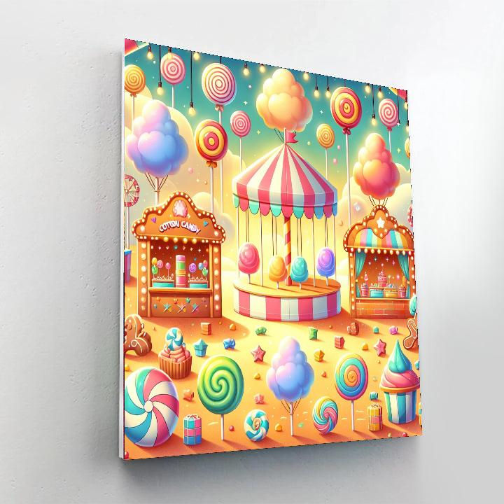 Cheerful Candy Carnival Paint By Numbers
