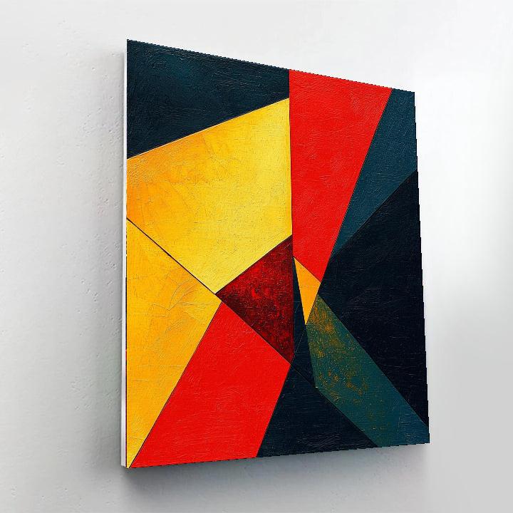 Kazimir Malevich Inspired Chroma Dynamics  Paint By Color