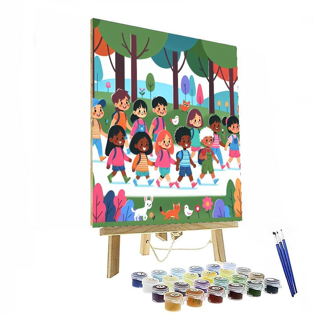 Charming Nature Hike Numbered Painting Kits