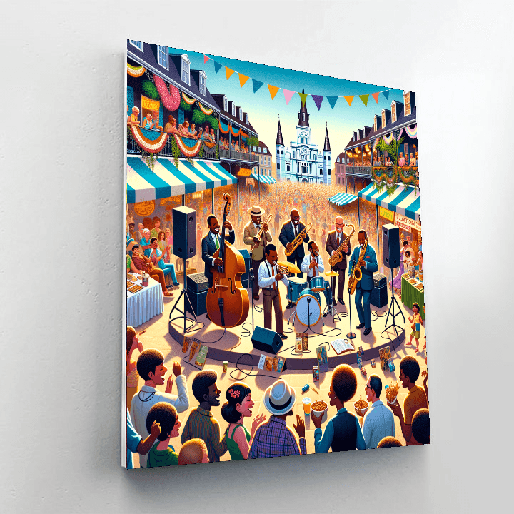 New Orleans Jazz And Heritage Festival - Usa Paint By Number