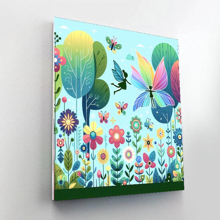 Dreamy Fairy World Paint By Numbers Art