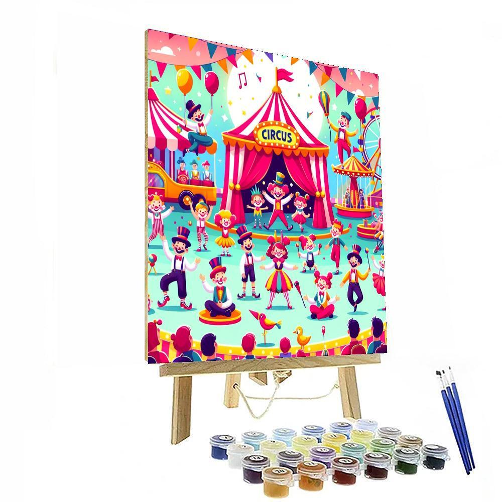 Circus Carnival Adventure Painting By Numbers Kit