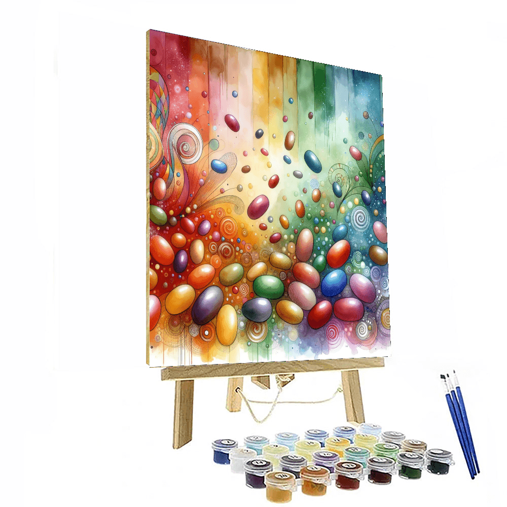 Jolly Jellybeans - DIY Painting By Numbers Kit
