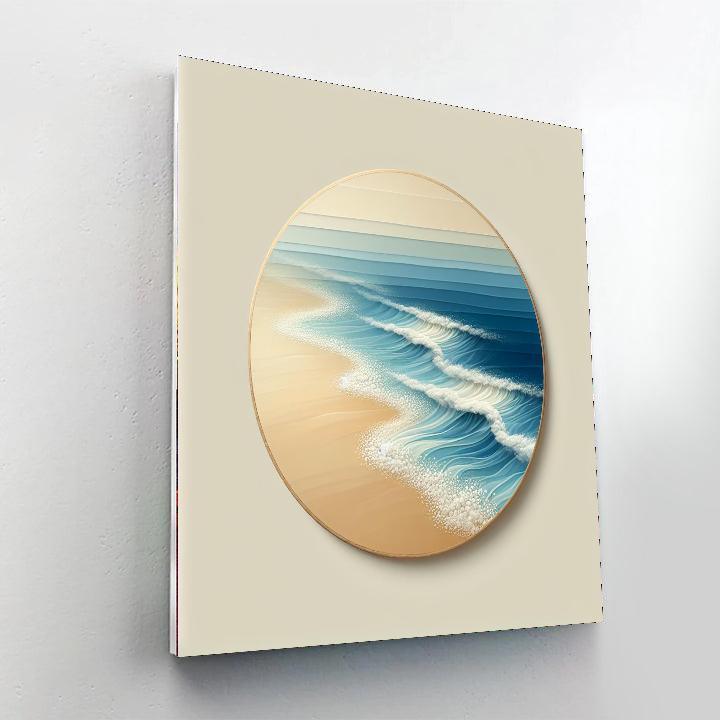 Soothing Shorelines Number Painting