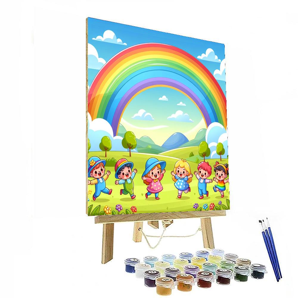 Rainbow Exploration Journey Number Painting