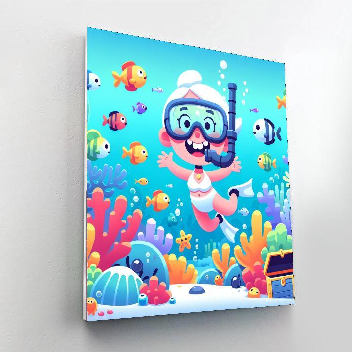 Ocean Treasure Quest Paint By Numbers Kits