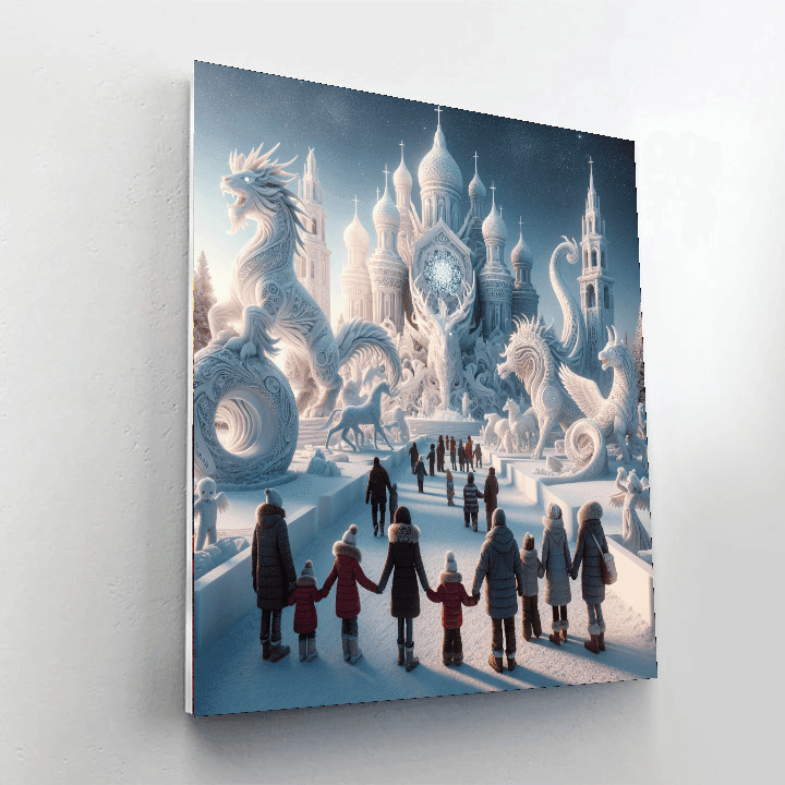Harbin Snow Sculpture Art Expo - China Painting By Numbers Kit