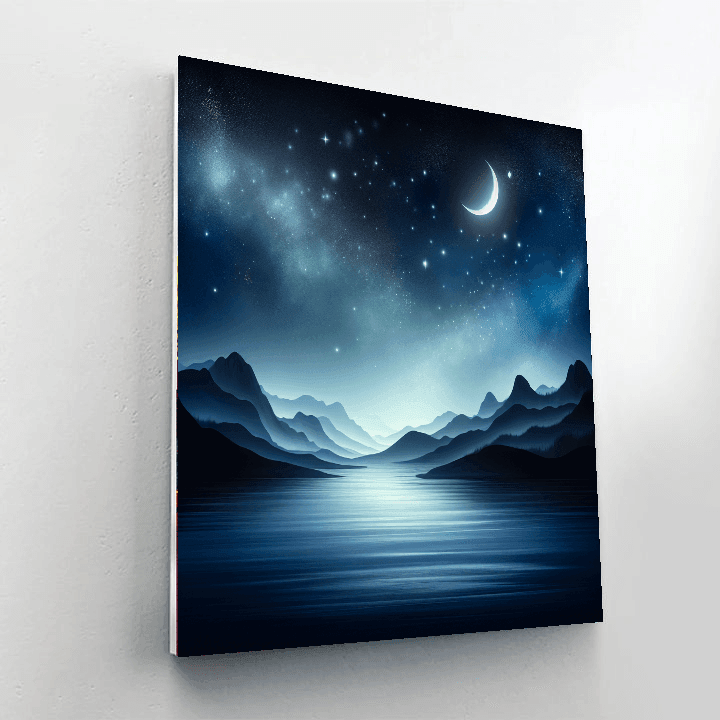 Starlit Nightscape Paint By Number