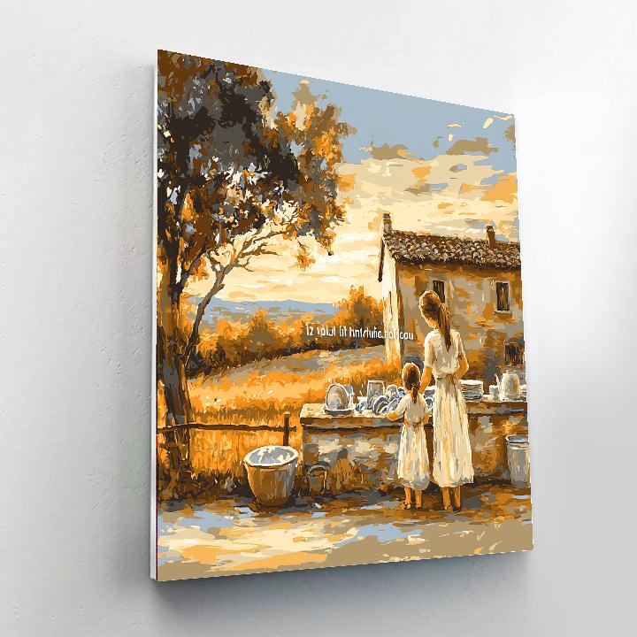 Evening Chores Paint By Numbers