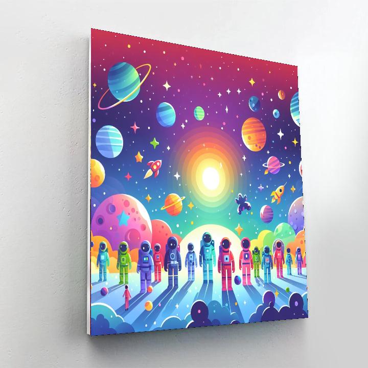 Space Ranger's Adventure Painting By Numbers Kit