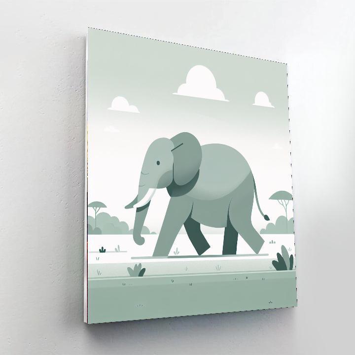 Elephantine Excursion Paint By Color