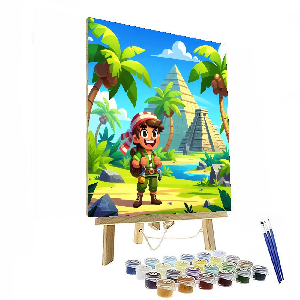 Mystic Island Exploration Paint By Numbers Art