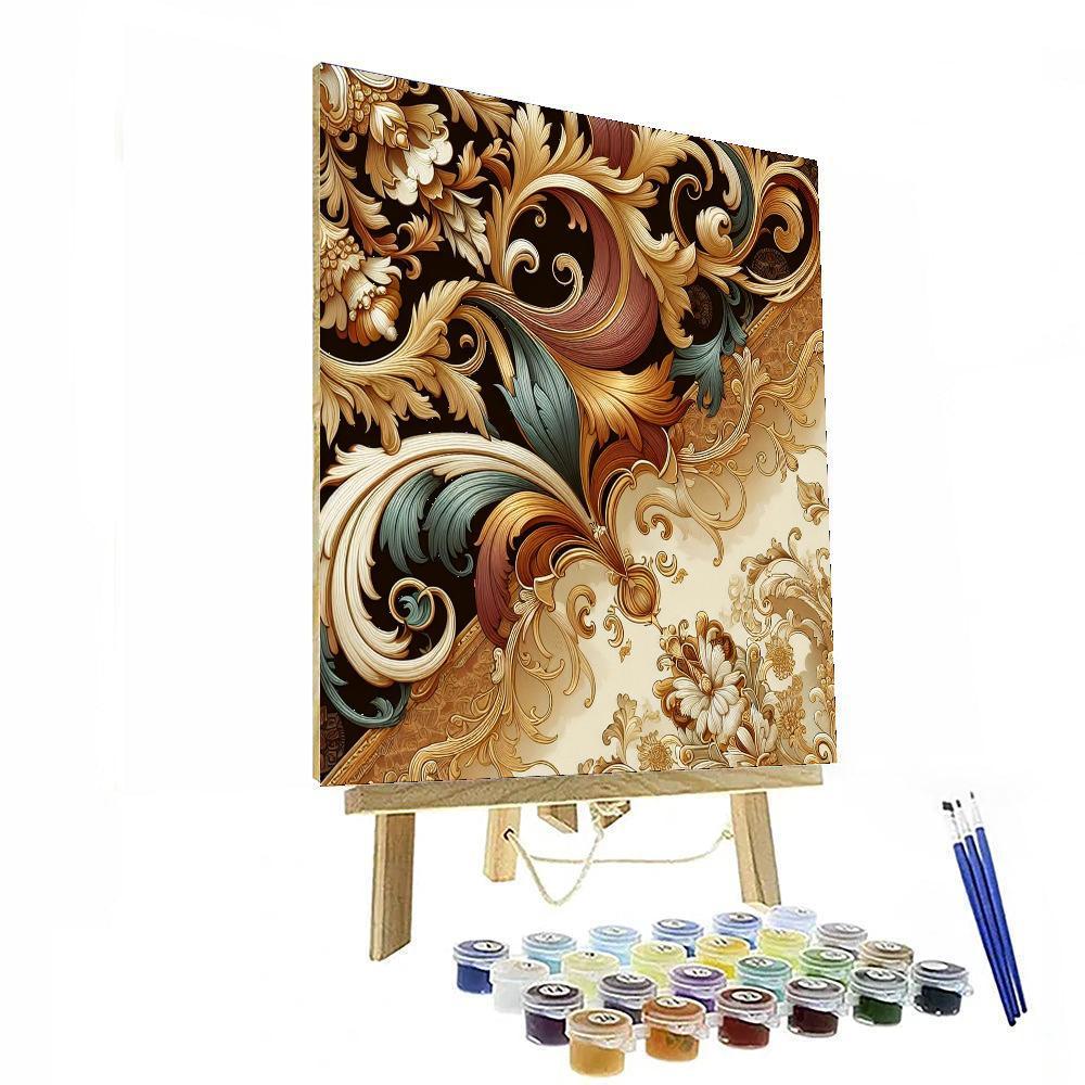 Gustav's Golden Elegance DIY Paint By Numbers