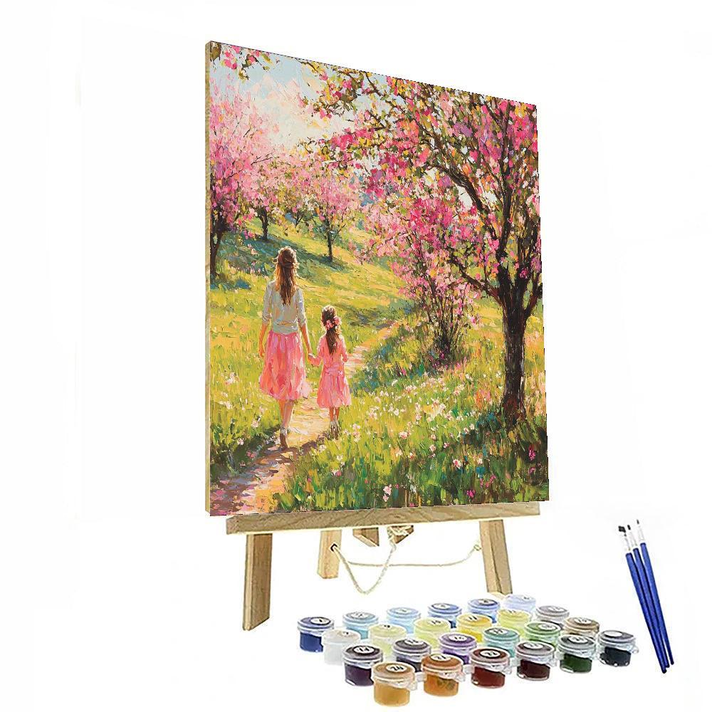 Blossoming Spring Walk DIY Paint By Numbers