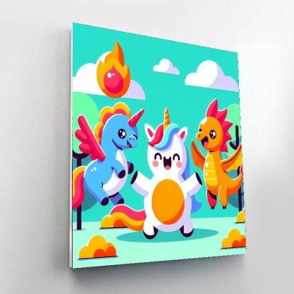 Magical Pet Zoo Numbered Painting Kits