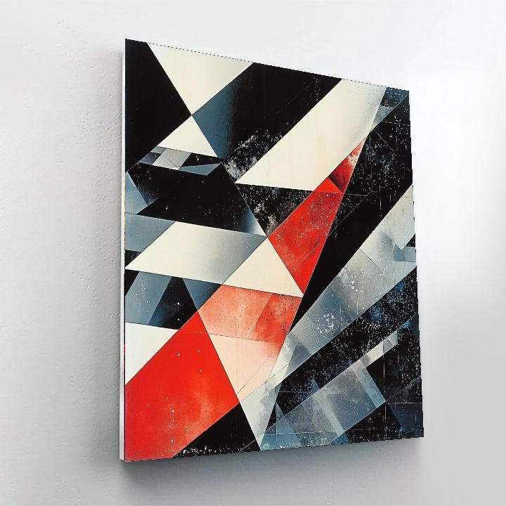 Kazimir Malevich Inspired Reflections In Form  Paint By Color