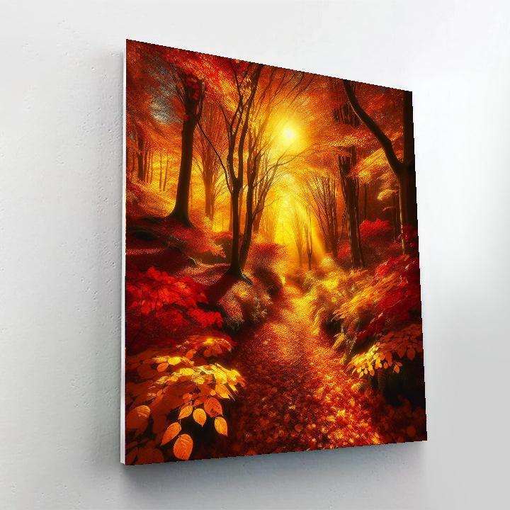 Golden Canopy Numbered Painting Kits