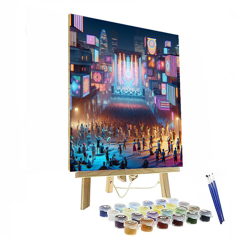 Sonar Festival - Barcelona Painting Number Kit