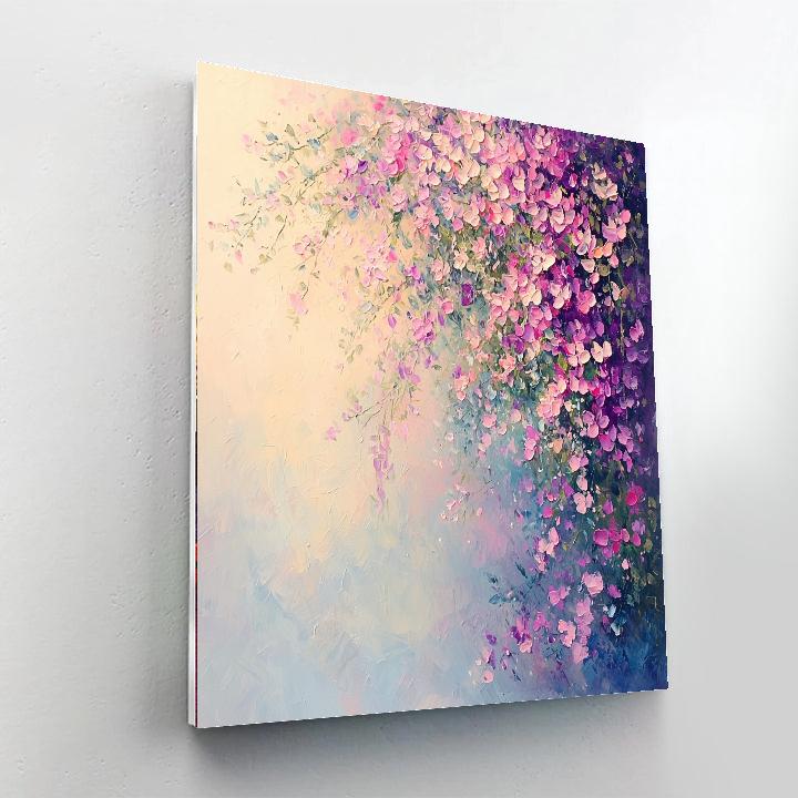 Pierre-Auguste Renoir Inspired Pastel Bloom  Paint By Number