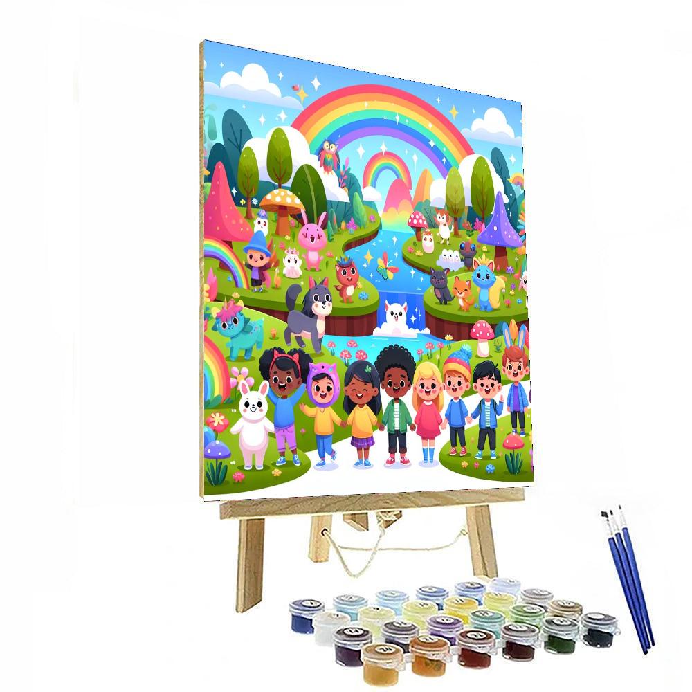 Exploring Enchanted Lands Painting Number Kit