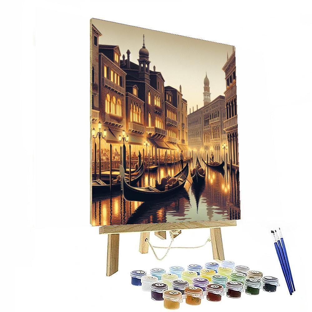 Regal Venetian Evening Painting By Numbers Kit