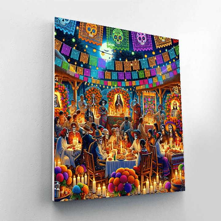 Noche De Muertos - Oaxaca, Mexico Paint By Color