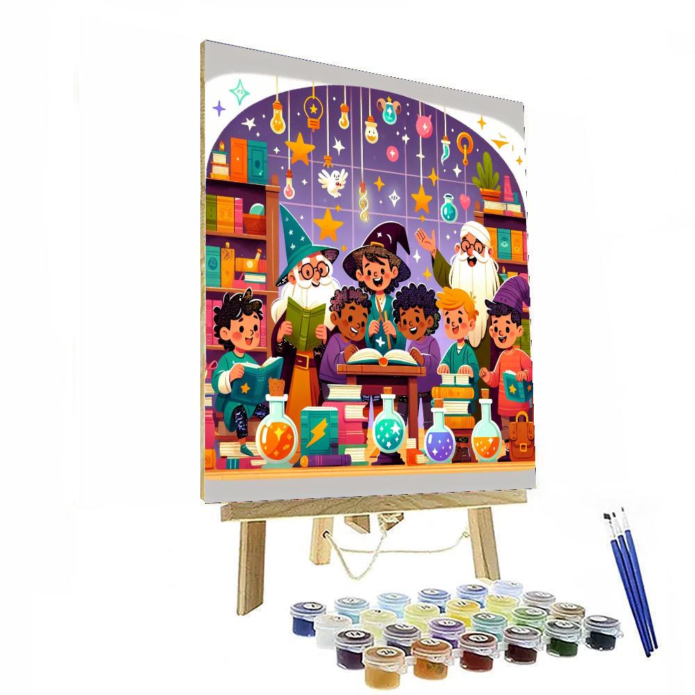 Magical Wizard Workshop DIY Paint By Numbers