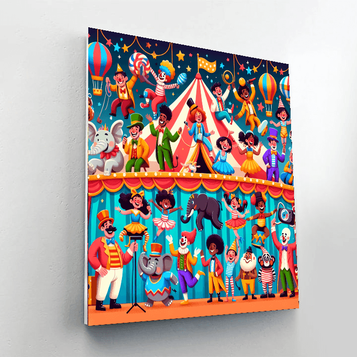 Magical Circus Journey Paint By Numbers