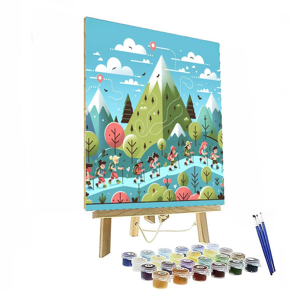 Mystic Mountain Hike Paint By Numbers