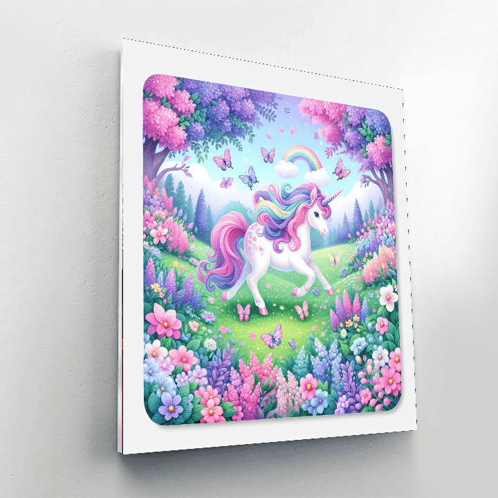 Magical Unicorn Paradise Painting By Numbers Kit