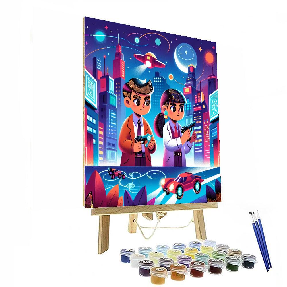 Intergalactic Detective Bureau Paint By Number